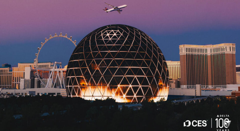 Delta to deliver world-first CES keynote at Las Vegas Sphere